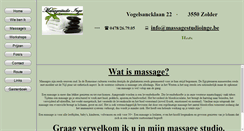 Desktop Screenshot of massagestudioinge.be